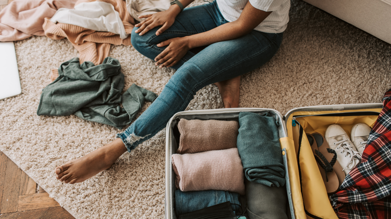Rangement valises
